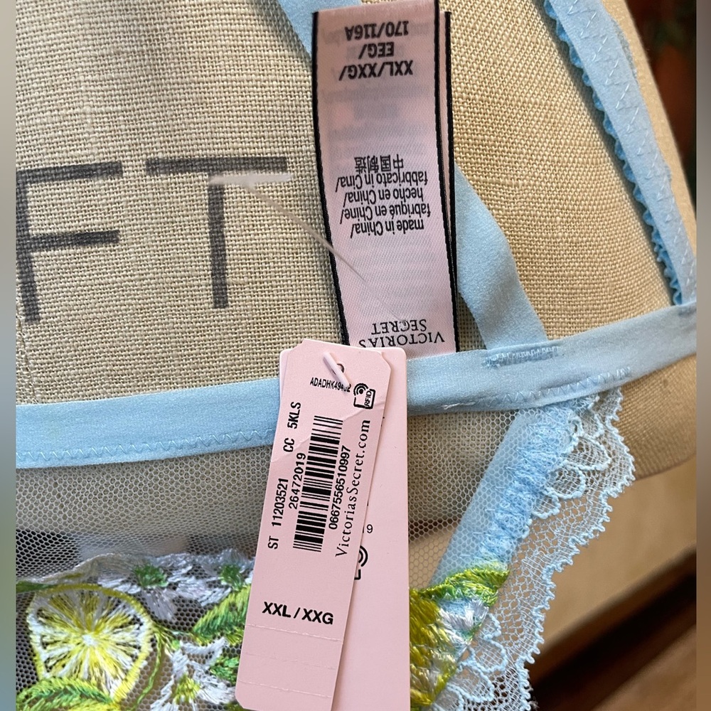 NWT For Love and Lemons X Victoria’s Secret Embroidered Lemon Bodysuit
With Bow - Picture 4 of 4